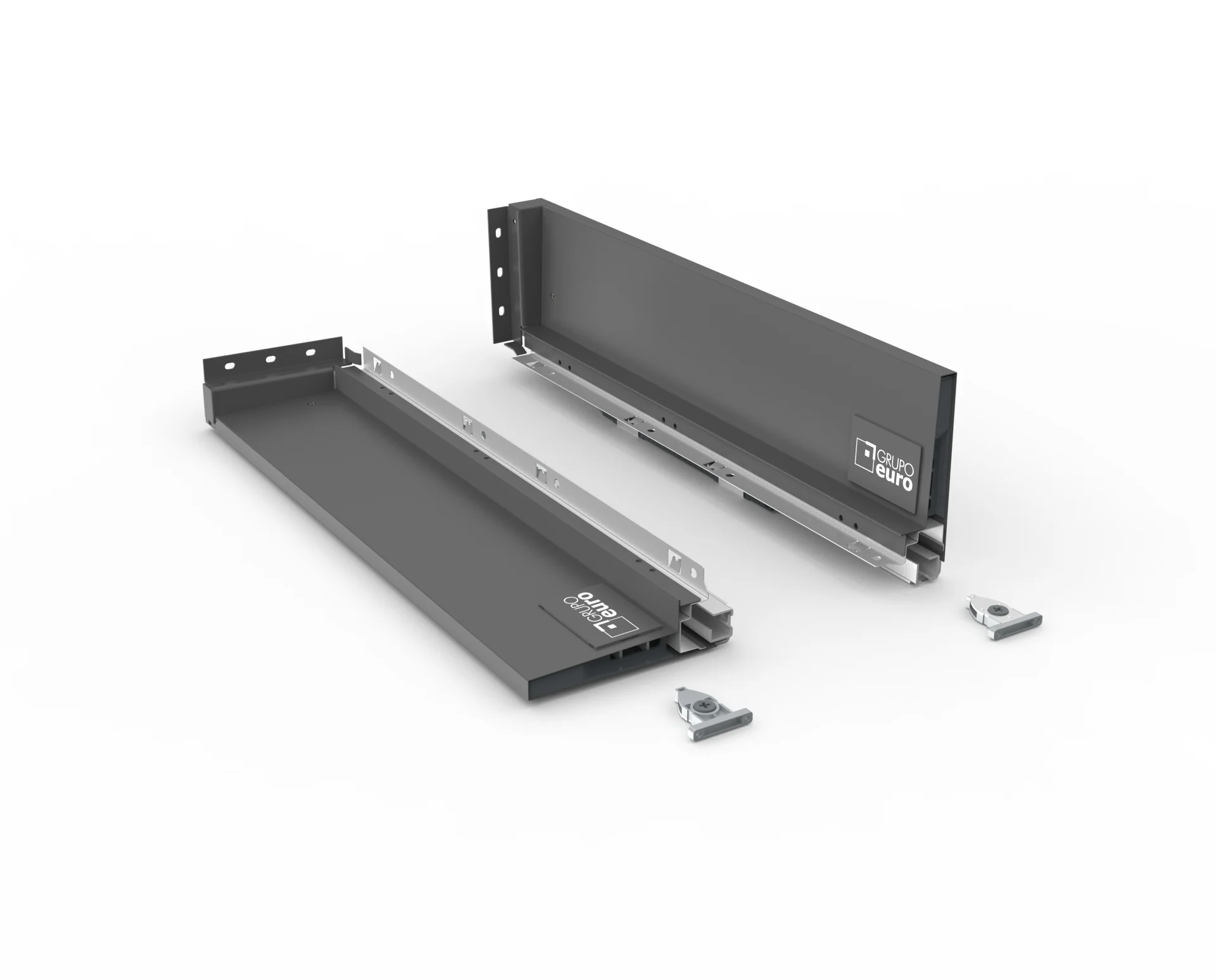 Cajón Euroslim - Altura Media - Antracita